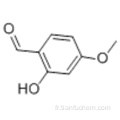 2-hydroxy-4-méthoxybenzaldéhyde CAS 673-22-3